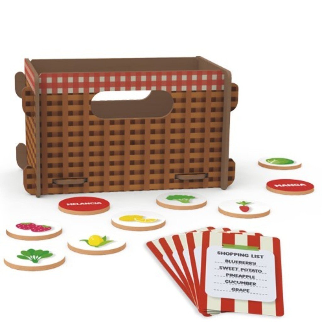 Inglês Divertido: Jogo Frutas e Vegetais Xalingo