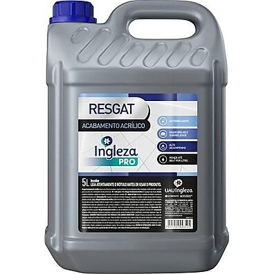 Ingleza Profissional Cera Líquida Resgat – Acabamento Acrílico 5L