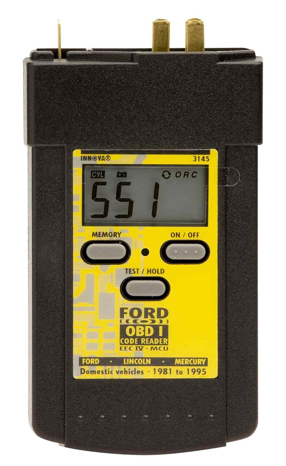 Leitor de Código OBD1 INNOVA 3145: Diagnóstico Automotivo Digital para Ford, Lincoln e Mercury (1982-1995)