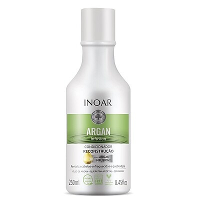 Inoar Argan Infusion: Condicionador 250ml que Revitaliza os Fios