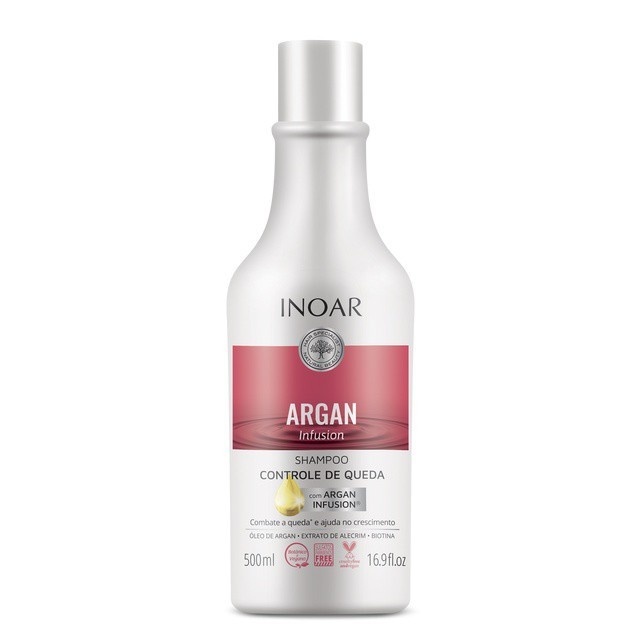 Inoar Argan Infusion: Shampoo Antiqueda Poderoso