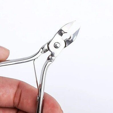Kit Profissional de Manicure com 5 Alicates e Lâminas de Aço Inox