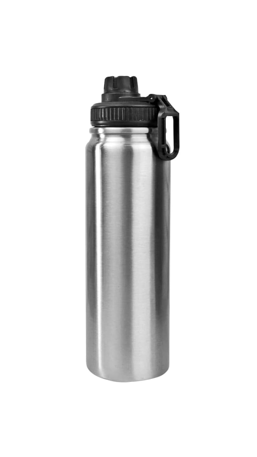 Garrafa Térmica 800ml Inox com Isolamento Térmico - Mantém Bebidas Quentes ou Frias por Mais Tempo