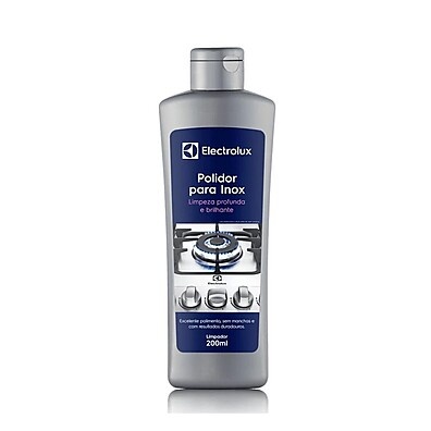 Inox Brilhando: Polidor Electrolux 200ml