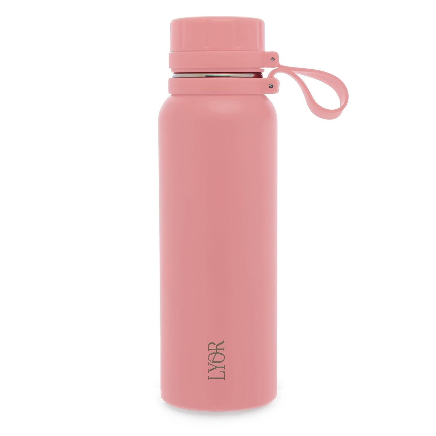 Garrafa Térmica Explorer Rosa 650ml - Aço Inox Premium com Isolamento Térmico Avançado