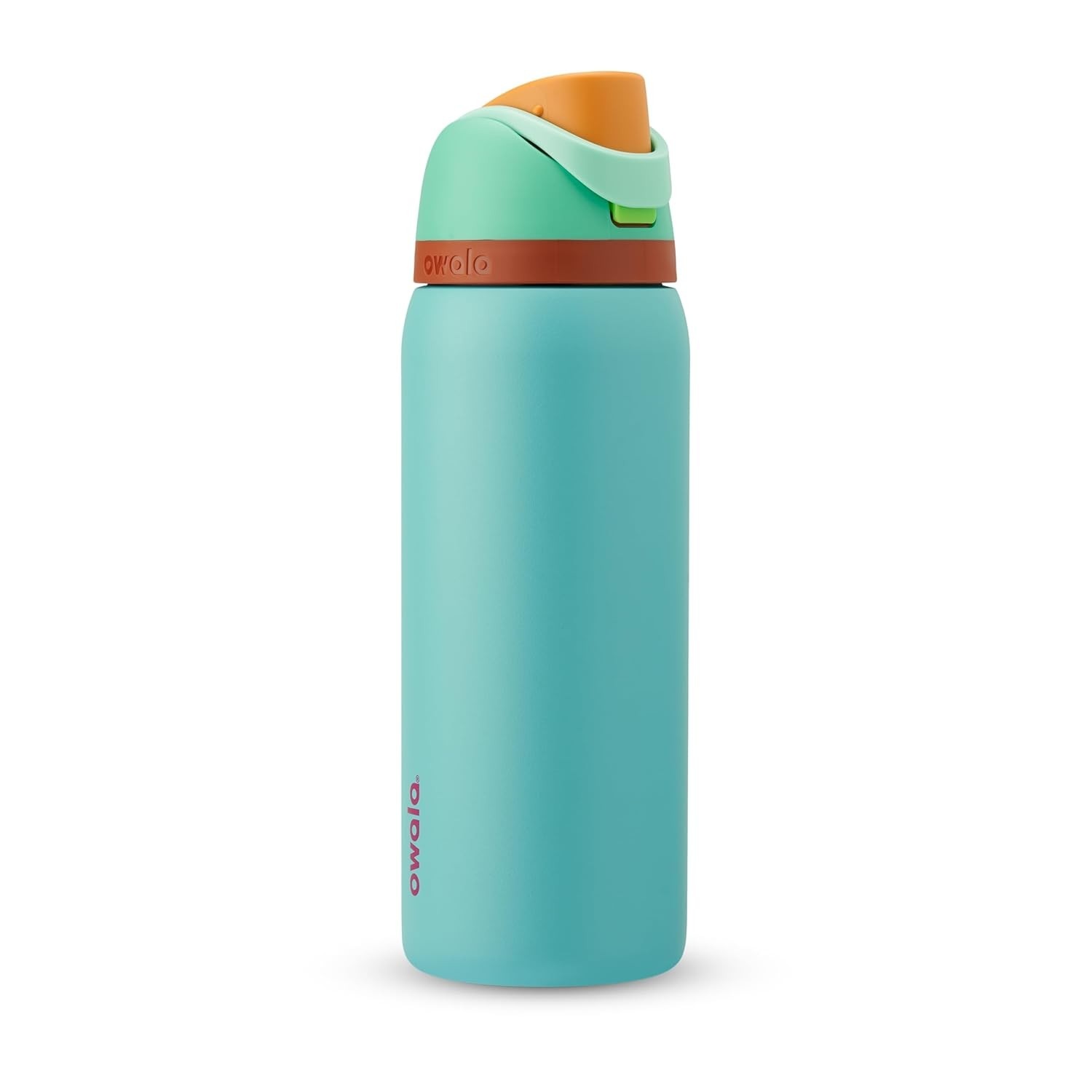 Garrafa Térmica Owala FreeSip 946ml Aço Inox - Teal/Aqua (Palms Springs)