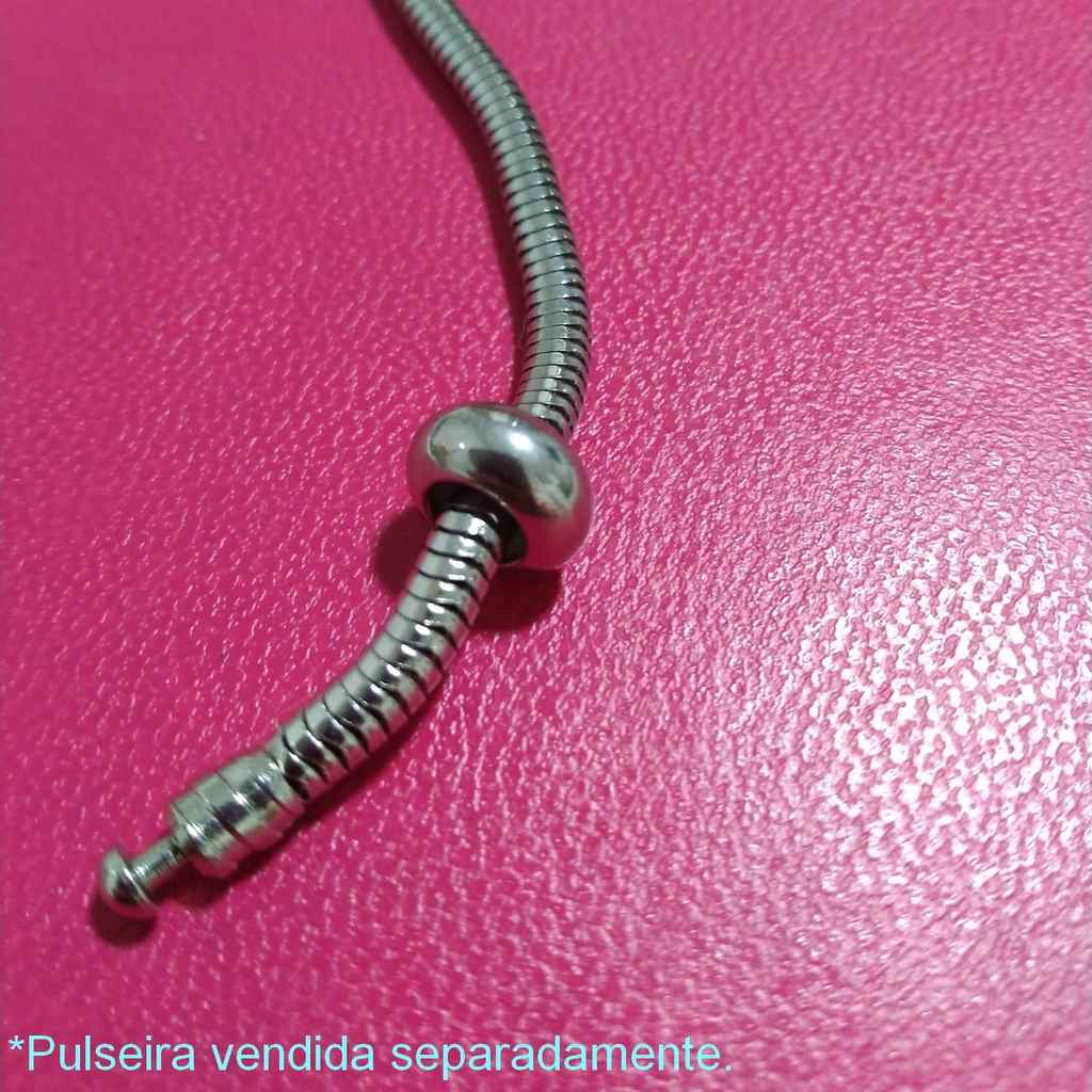 Travas de Segurança para Pulseira de Berloque – 2 Unidades em Aço Inoxidável