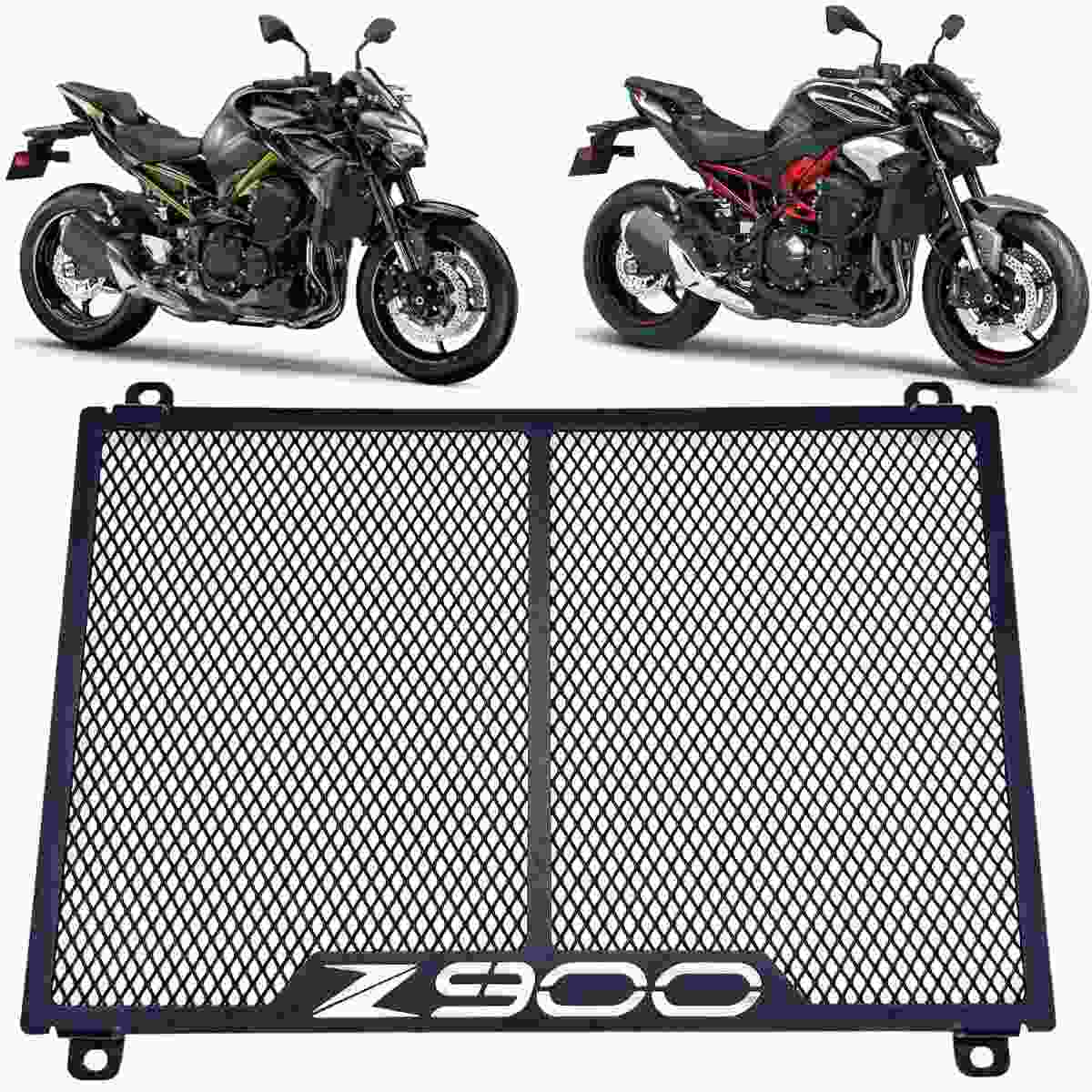 Protetor de Radiador em Aço Inoxidável para Kawasaki Z900 (2018-2026) - Proteção Essencial