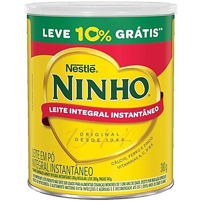 Leite NINHO Lepo Integr Inst 380g PR10% Dsc
