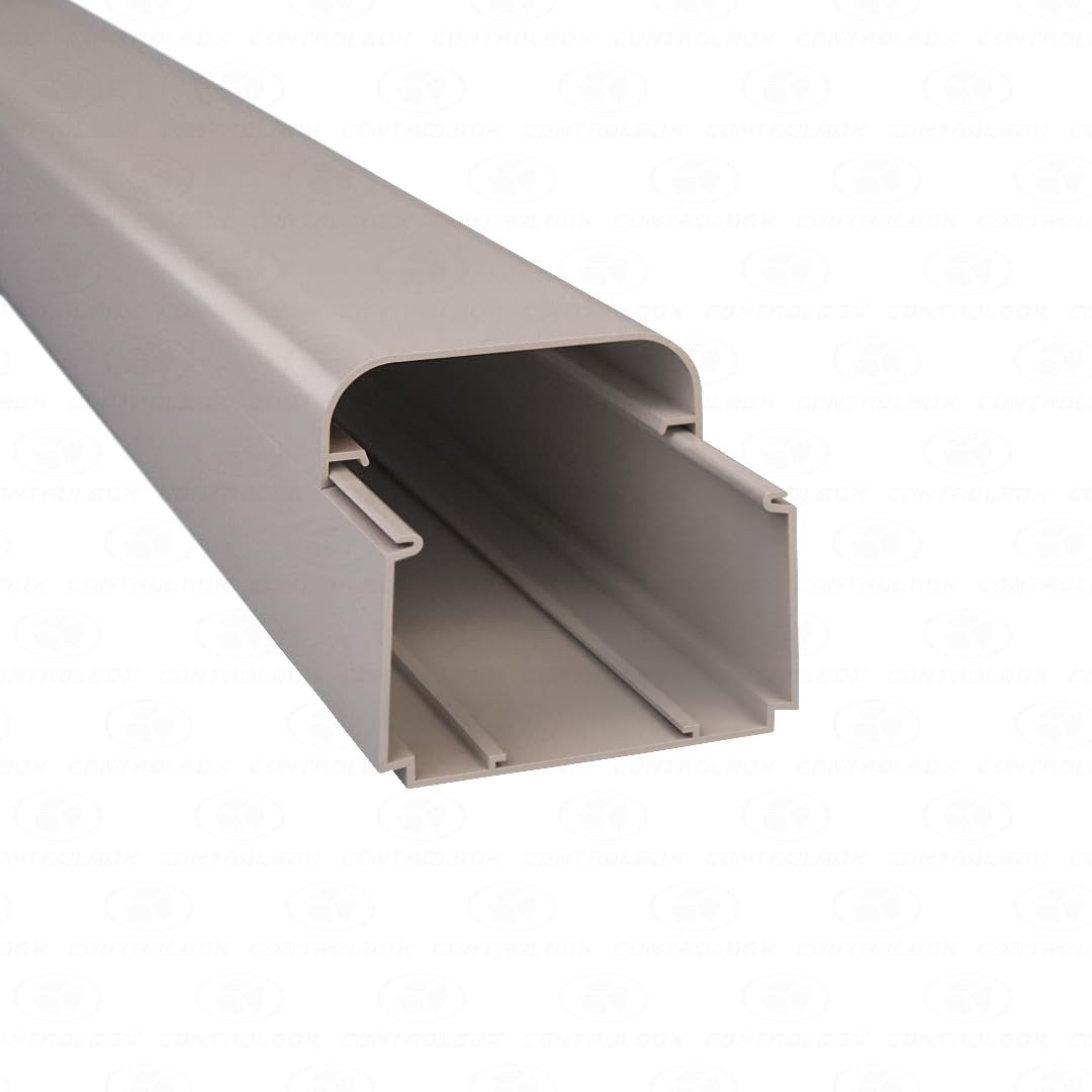 Canaleta CB-60 1 Metro para Instalação de Split ControlBox – PVC Rígido Premium