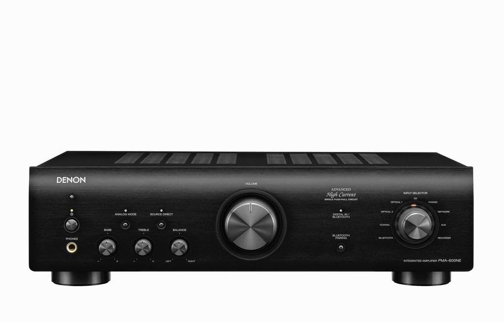 Denon PMA-600NE: Amplificador Estéreo Integrado com Bluetooth e DAC Premium