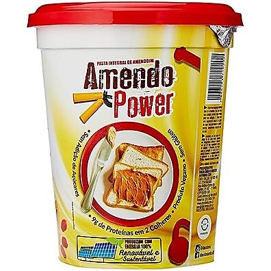 Amendopower DaColônia: Pasta Amendoim Integral Zero 500g
