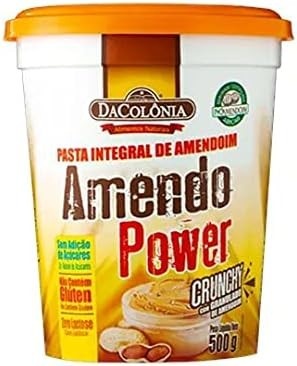 PASTA DE AMENDOIM INTEGRAL AMENDOPOWER CRUNCHY 1.005GR
