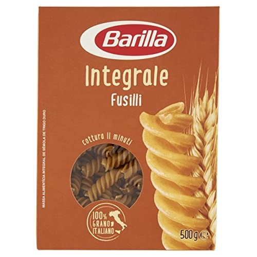 Barilla Macarrão Integral Grano Duro Fusilli Integrale 500G