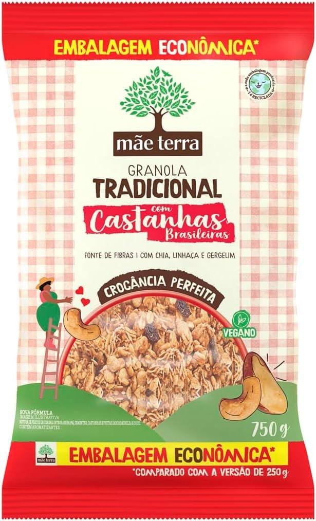 Mãe Terra Granola Integral com Castanhas 750g