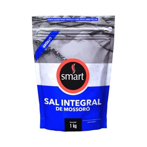Sal Integral de Mossoro Grosso 1kg - Smart