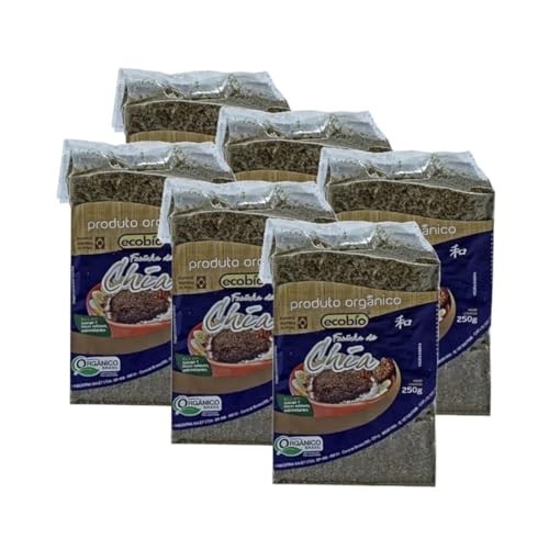 Kit 6X: Farinha de Chia Integral Orgânica Ecobio 250g