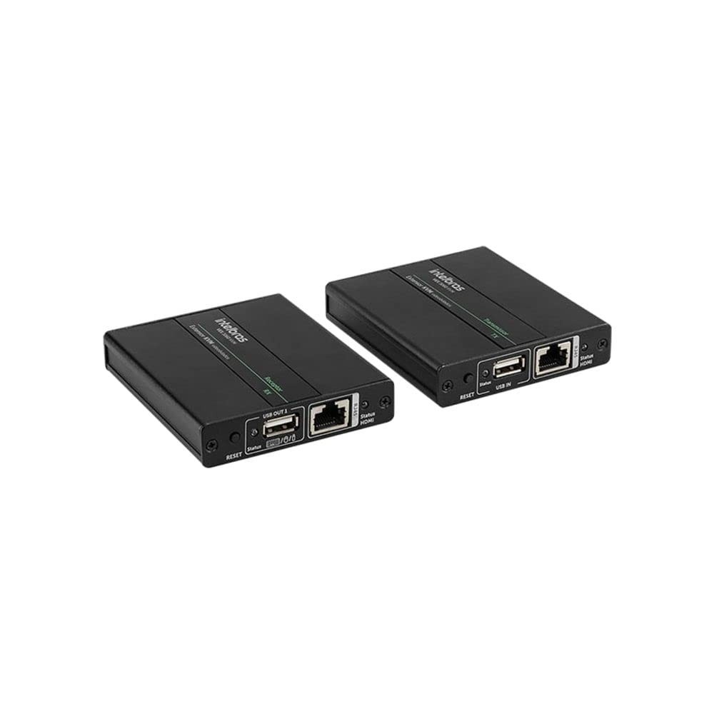 Extensor de Vídeo Intelbras VEX 3060 KVM: Imagem Full HD a 60m com USB e Áudio