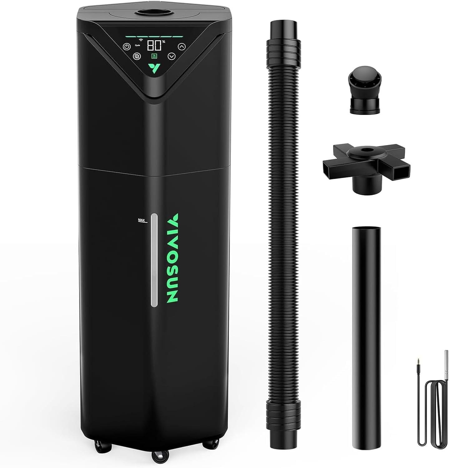 VIVOSUN Umidificador AeroStream H19 19L com Controle Inteligente e Sonda de Umidade