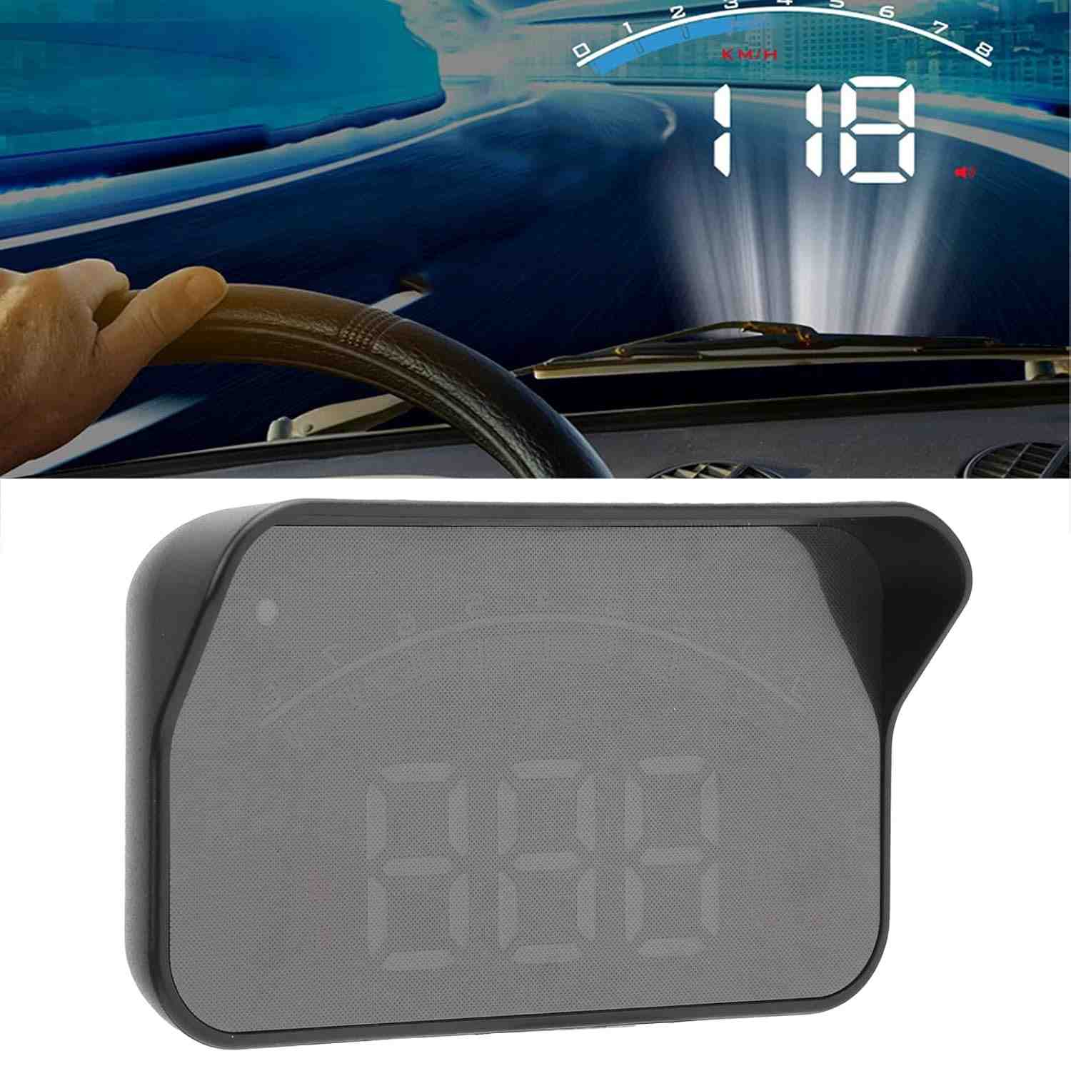 Head Up Display Qivine 3.5" OBD2: Seu Velocímetro Inteligente no Para-brisa!