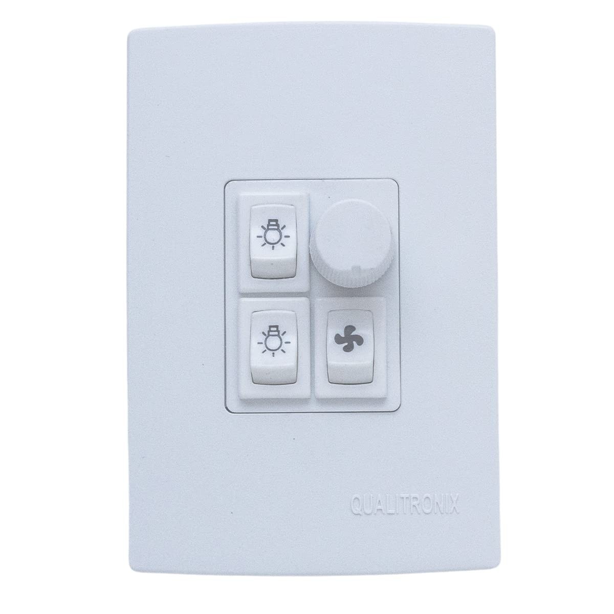 Controle de Ventilador e Lâmpada Qualitronix QV372 – Controle Remoto Inteligente para Ambientes Conectados