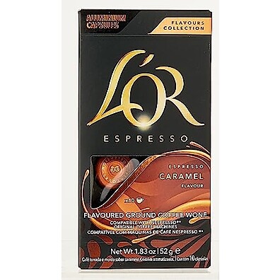 Café LOr Caramelo: 10 Cápsulas Intensas