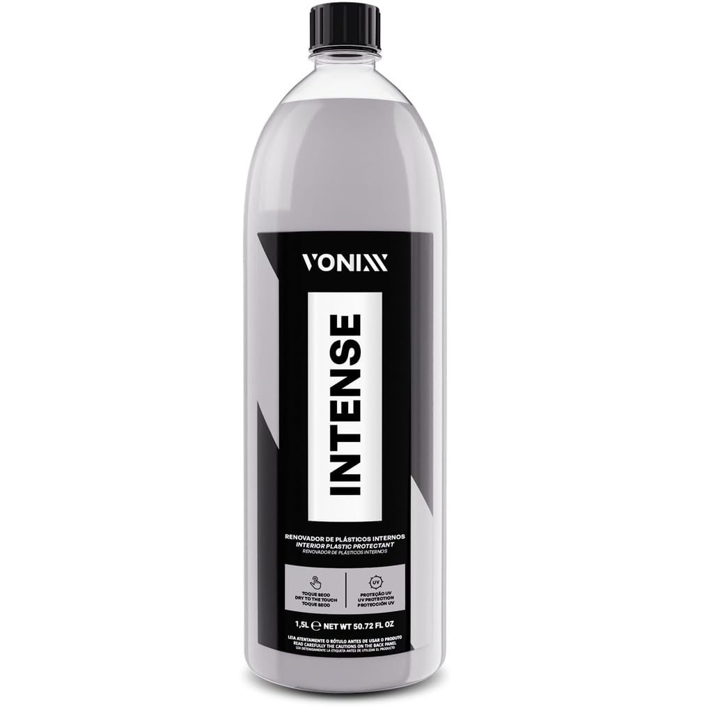 Renovador de Plástico Intense Vonixx 1,5L: Restaure o Brilho e Proteja seu Veículo