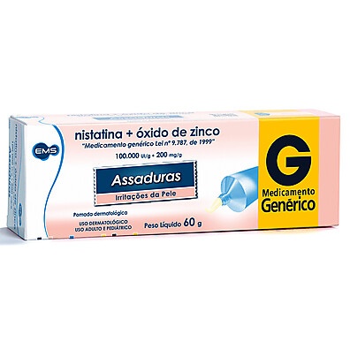 Kit 5 Pomadas para Assadura: Nistatina + Zinco para Cuidado Intensivo