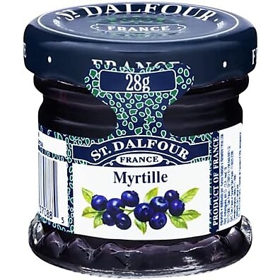 Geleia St Dalfour Mirtilo 28g: Sabor Intenso e Natural