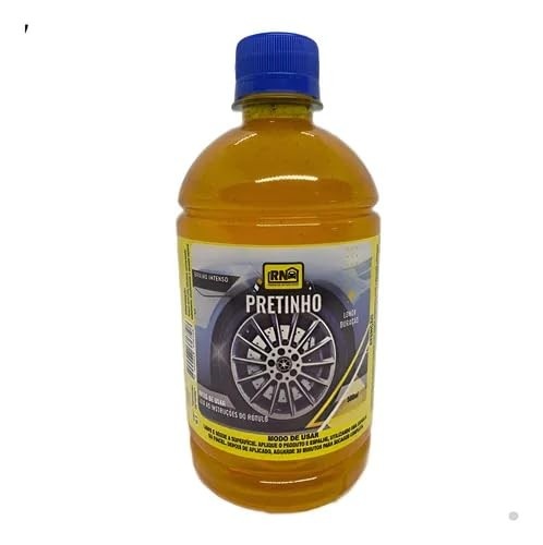 Pneu Pretinho Baba de Camelo 500ml: Brilho Intenso e Proteção Duradoura