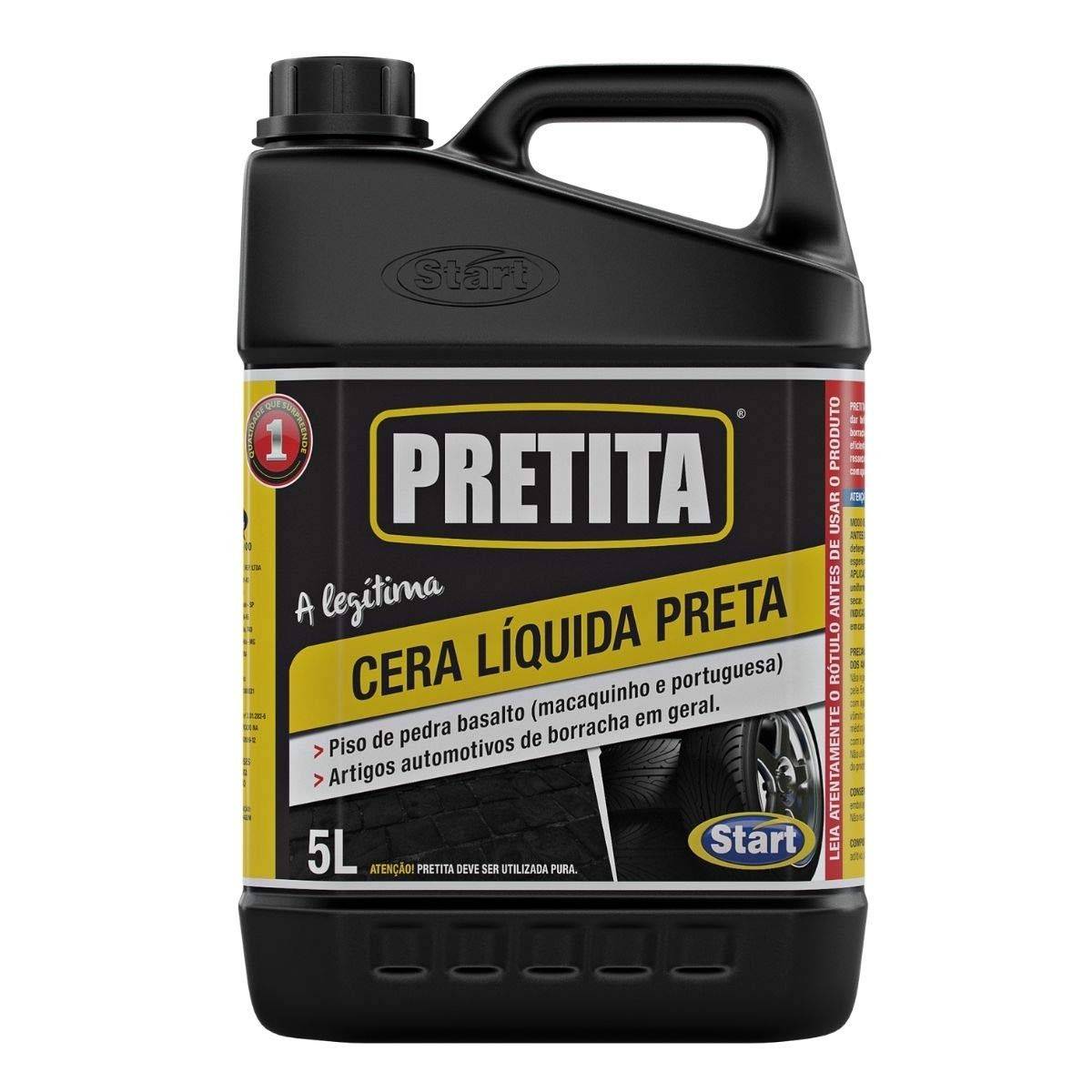 Cera Líquida Preta Indy 5L: Brilho Intenso e Proteção Duradoura para Pisos