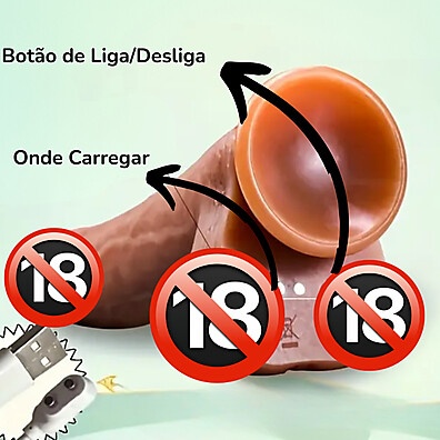 Pênis de Silicone Realista 25cm: Prazer Intenso!