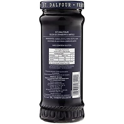 St Dalfour Geleia Cranberry e Mirtilo 284g: Sabor Intenso