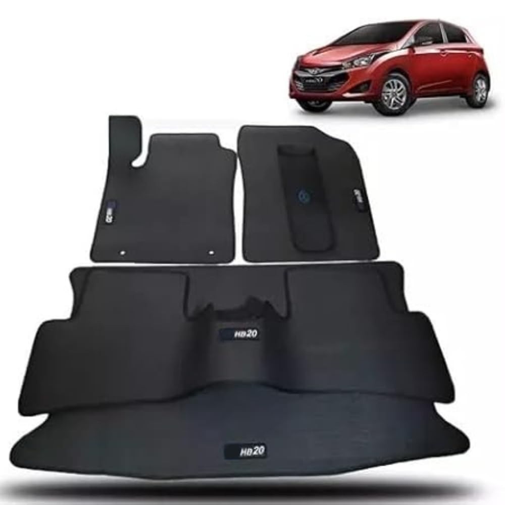 Tapete HB20 2012-2019 Traseiro Interiço: Proteção e Estilo para Seu Hyundai