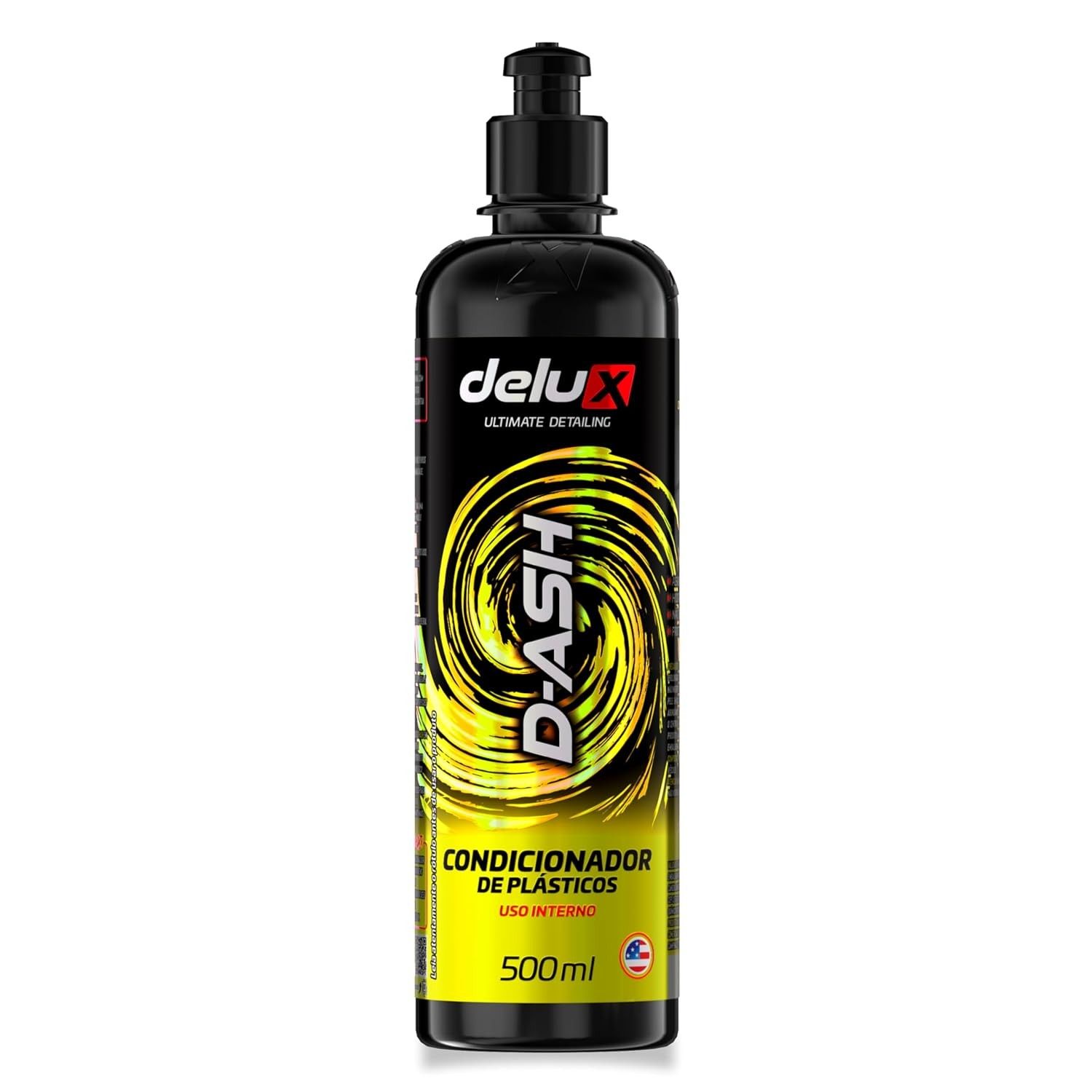 Luxcar Delux D-Ash: Condicionador e Protetor UV para Plásticos Internos - 500ml