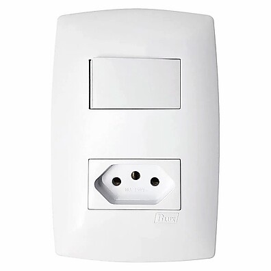 Interruptor e Tomada Blux Home 10A: Design e Praticidade