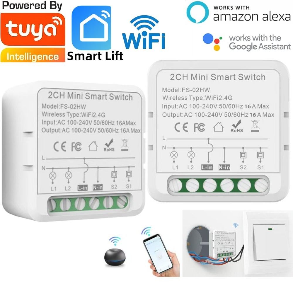Interruptor Inteligente WiFi: Controle Sua Casa com Alexa e Google Home