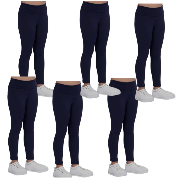 Kit 6 Calças Legging Térmicas Peluciadas para Crianças e Adolescentes – Conforto e Aquecimento no Inverno
