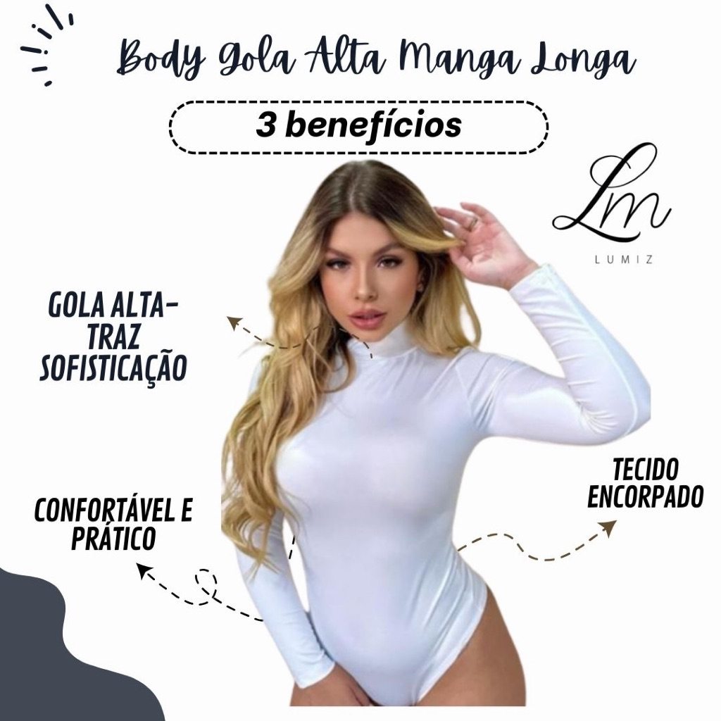 Body Gola Alta: Elegância e Conforto para o Inverno ❄️