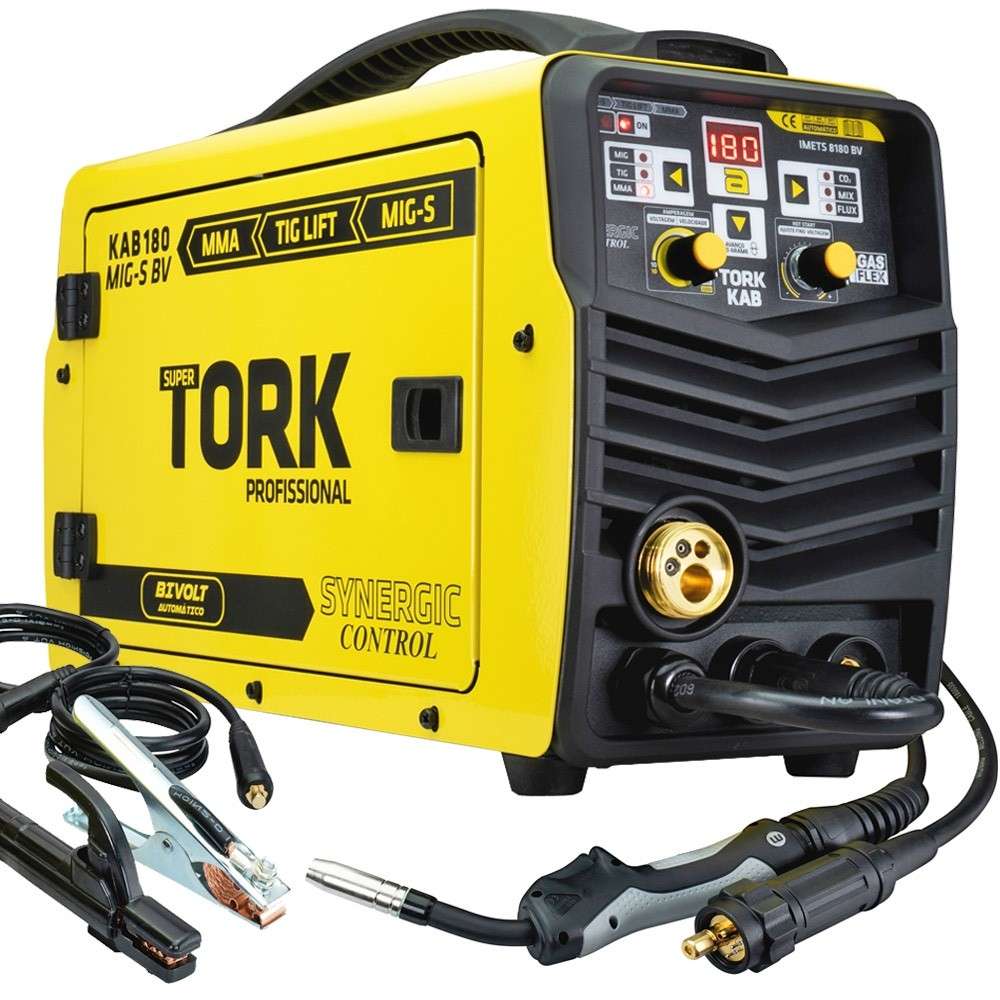 Inversor de Solda 180A Tork: 3 em 1!