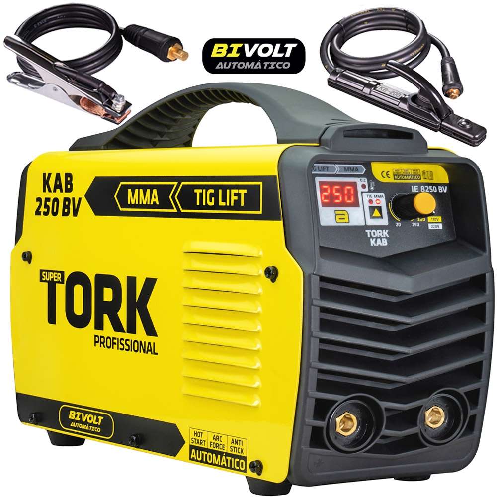 Inversor Solda 250A Tork: Alumínio, Inox e Mais!