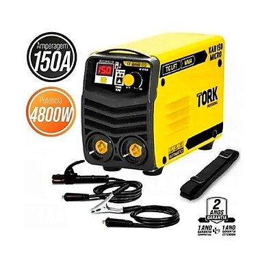 Inversora Solda 150A Micro Tork: TIG e MMA 2 em 1