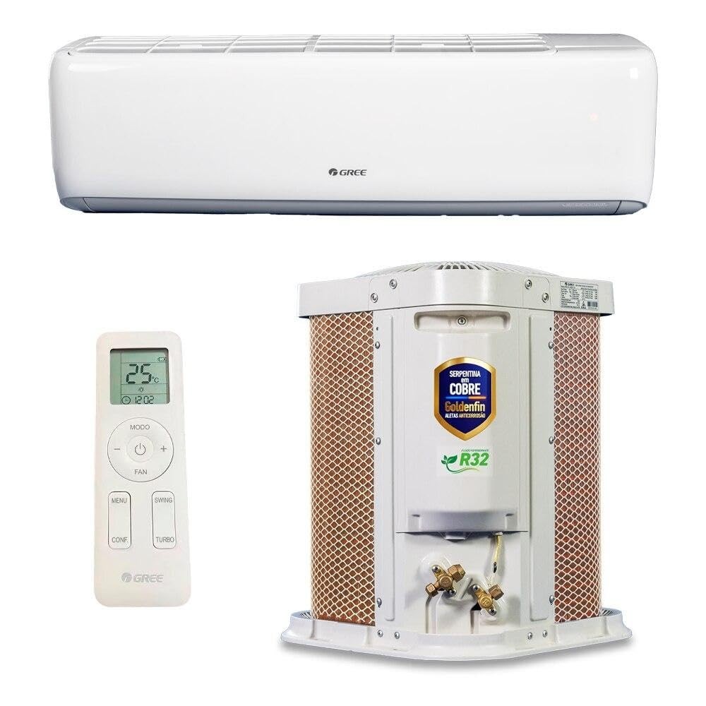 Ar-condicionado Split Inverter 18000 Btus Gree G-top Auto Connection High Wall Quente e Frio Gwh18atd-d6dna1a/gwh18atd-d6dna1a 220v