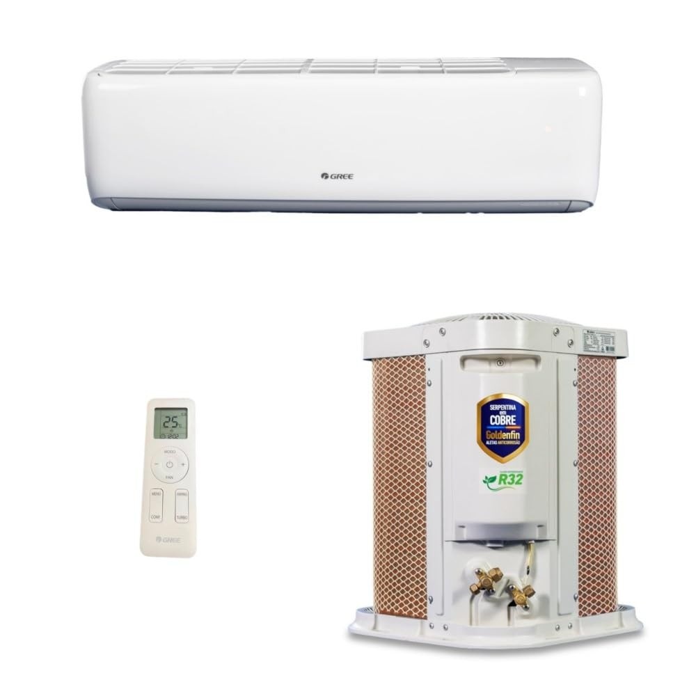 Ar Condicionado Split Gree G-Top Auto Inverter 9000 BTU - Controle Wi-Fi e Economia de Energia