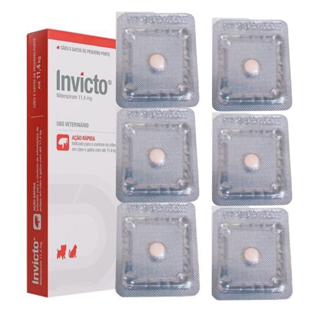 Invicto 11,4mg: Elimine Pulgas Rápido!