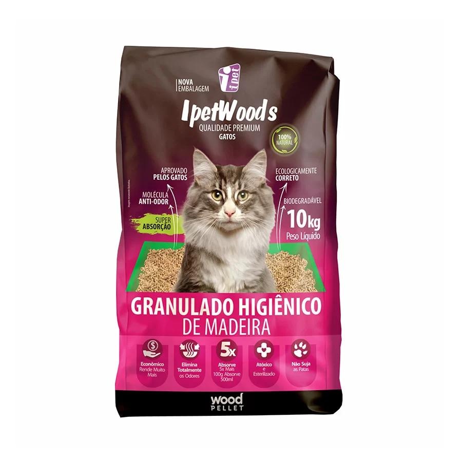 Ipet Woods: O Granulado Higiênico Ideal para seu Gato