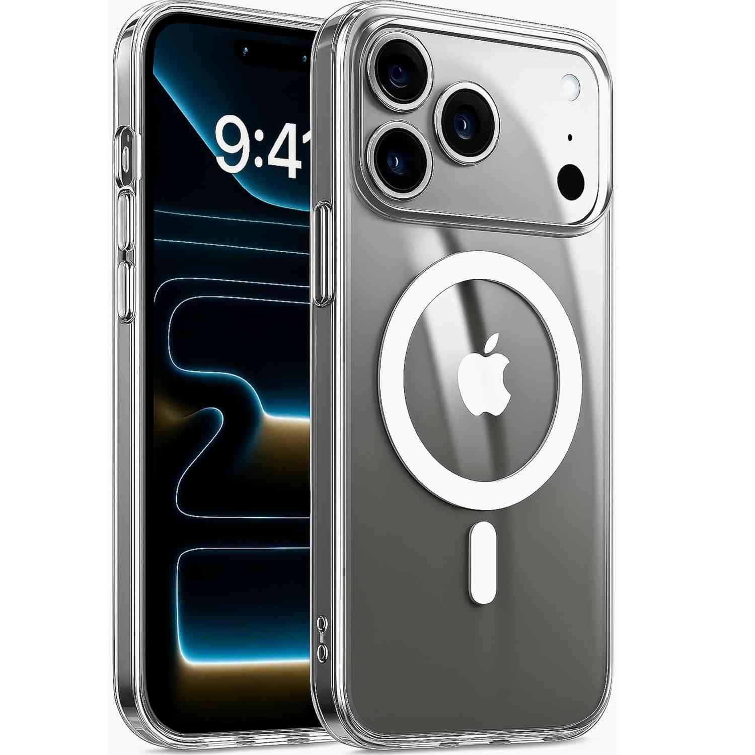 Capa Mag-Safe Premium para iPhone 17 PRO: Transparente, Anti-Amarelamento e Proteção Robusta