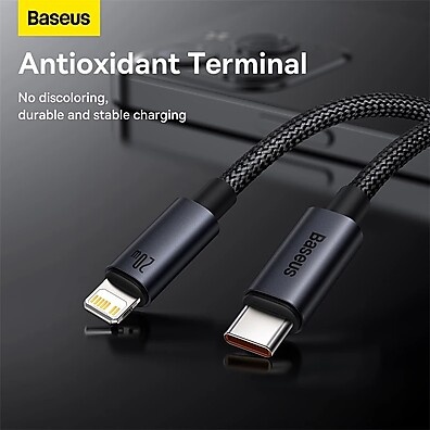 Cabo Baseus PD 20W USB-C: Carregamento Rápido para iPhone