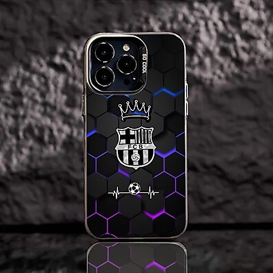 Capinha Futebol FCB Crown Team: Estilo e Proteção para seu iPhone
