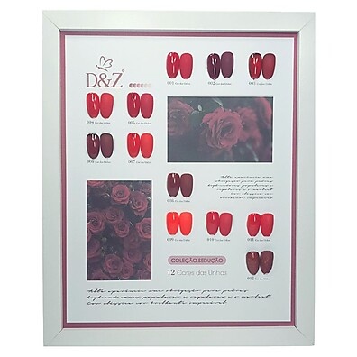Esmaltes em Gel Sedução D&Z: 12 Tons Irresistíveis